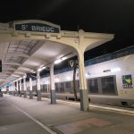 en gare de Saint-Brieuc